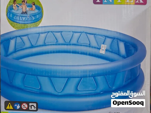 مسبح intex ارتفاعة 25cm وطوله 1.22 ينفرد فرد وليس نفخ متوفر التوصيل السعر  13