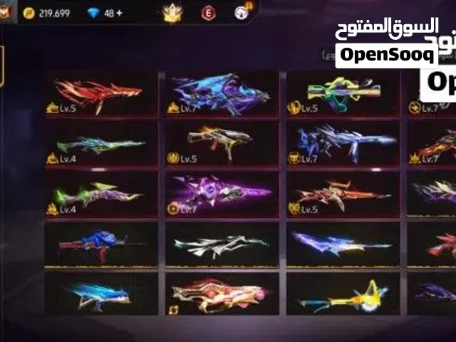 حساب فرفاير مونتاز دفع فلكسي دجيزي او وان اكسبات كما متوفر ويمكن دفع ccp كما توريد حساب بي 500الف
