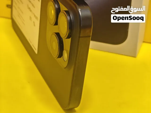 ايفون 15 برو – سعة 512 جيجا – اسود تيتانيوم بطارية 85% مستعمل كالجديد