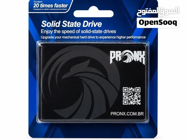 هارد PRONX SSD بسعة 480GB مقاس 2.5 بوصة - خيار الترقية المثالي والاسرع لأجهزة الكمبيوتر!