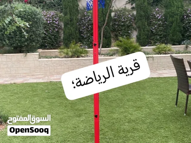ستاند سلة مع طابة ومنفاخ
