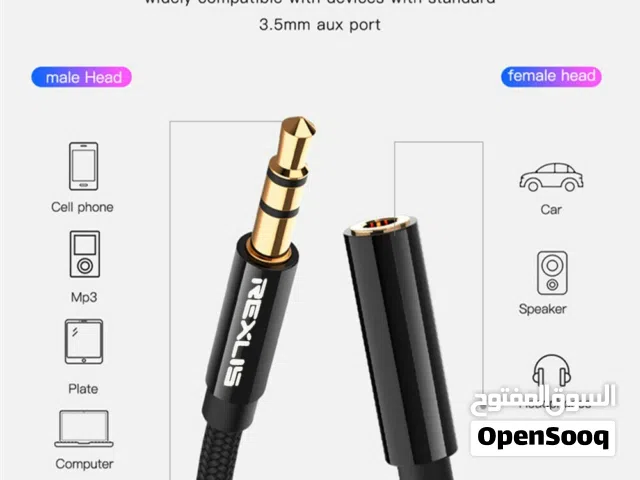 Female Extender Audio Extension Cable Aux Cord For PC Laptop Phone Car Speaker
