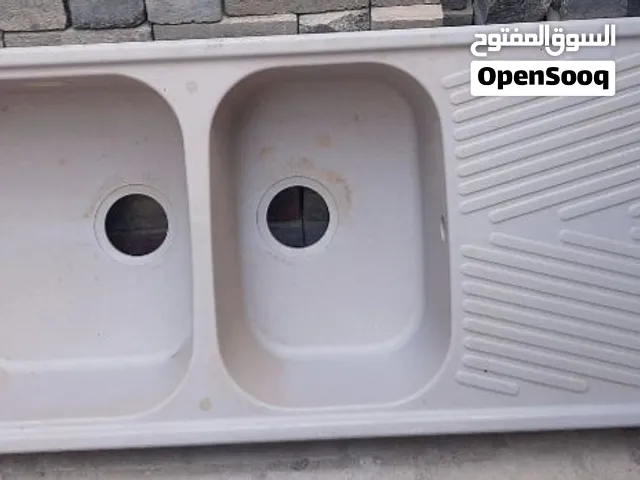 للبيع مغسلة مطبخ حوضين المقاس 120cm × 50cm السعر=/30 دينار   For sale Kitchen sink double bowl  Size