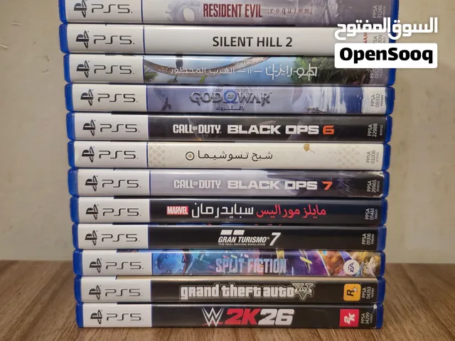 اشرطة سوني 5 شبه جديدة