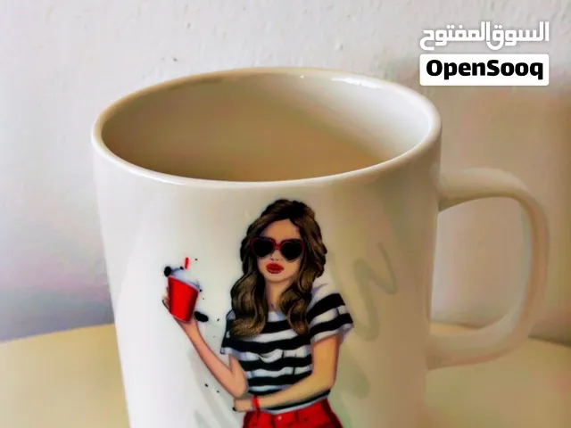 عدد 12 كوب للقهوة او الماء او عصير على تصاميم متنوعه للبلدان