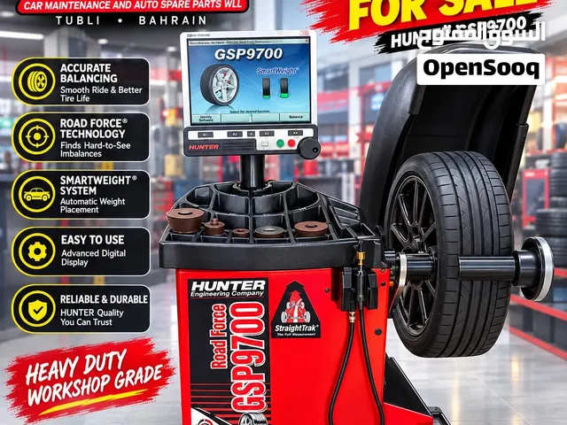 Hunter Road Force GSP9700 Wheel Balancer + DX390 Tyre Changer – Used