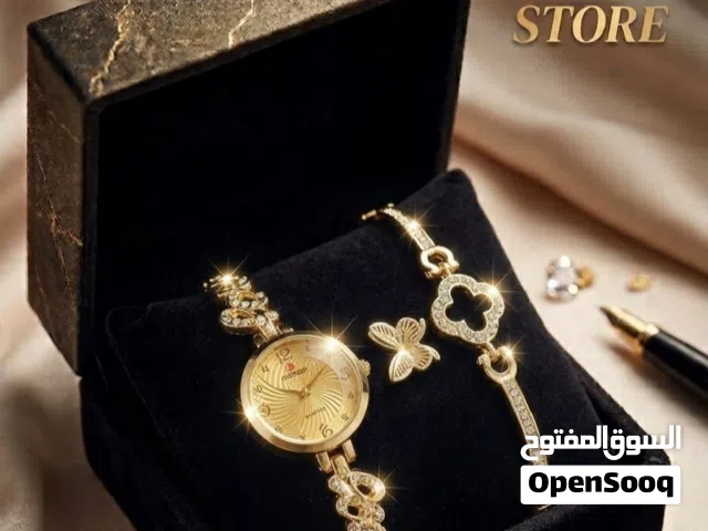 بكج ساعات نسائي ب 9 انواع مختلفه