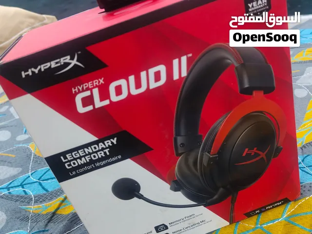 سماعات هايبر اكس كلاود تو جديدة السعر 65 وبيها مجال + وياها هدية ساعة الكترونية