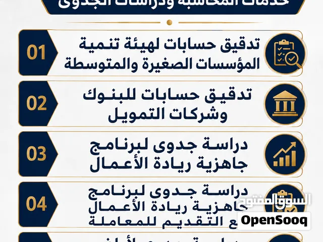دراسة جدوى   / تدقيق حسابات / دراسة جدوى لبنك التنمية / دراسة جدوى سجل مستثمر