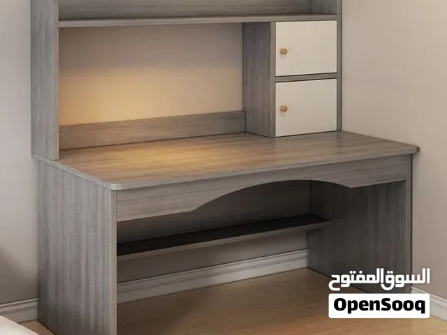 انتبه للسعر ميز مكتبي  120cm   متوفر  بلون   ( رصاصي فقطططط )   خشب mdf. 12mm