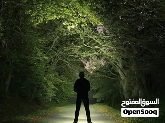 كشاف يدوي محمول زوم مدى 500 متر و اضائه جانبيه شحن معدني من الالمنيوم لوكس مصباح ضوء اضائه ضد الماء
