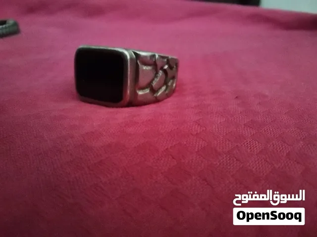 خاتمين فضة للبيع مع بعض ما شاء الله