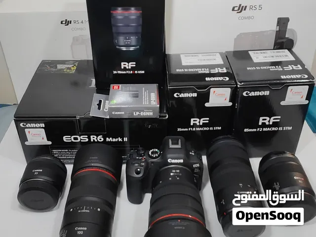 Canon R6 Mark II, RF 24-70, RF 100mm, RF 100-400, RF85, RF35, LP-E6NH please check description