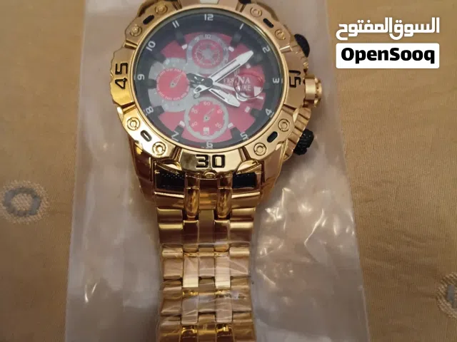 ساعة فخمة و جديدة دهبية