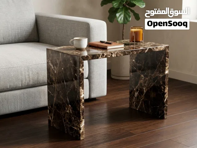 طاولة رخام حجر طبيعي فاخر