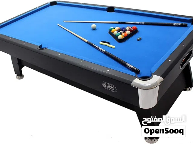 طاولة بلياردو 8 قدم نوعيه ممتازة شامل التركيب والتوصيل مثالية لألعاب البلياردو العائلية والنادي....