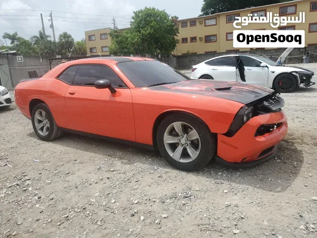 DODGE CHALLENGER,2019,ORANGE,3.6L,SMALL ACCIDENT,CHEAP PRICE,CUSTOM PAPER, 2C3CDZAGXKH560595