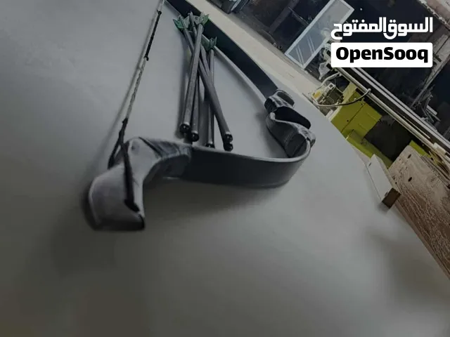 قوس رماية فايبر 36 باوند احترافي مع خمسة أسهم كاربون archery bow and arrow