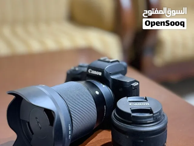 Canon EOS M50 Mark II   + Sigma 16mm f/1.4 DC حالة رائعة وممتازة للبيع