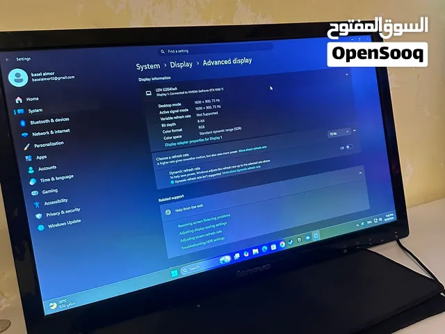 lenovo monitor 75hz