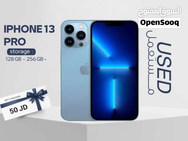IPHONE 13 PRO ( 256GB ) USED /// ايفون 13 برو ذاكرة 256 مستعمل وكاله