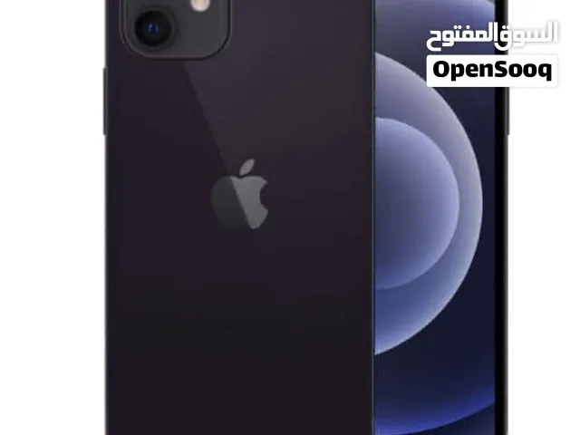 آيفون 12 اسود مستعمل بحاله الجديد بسعة 128 جيغابايت