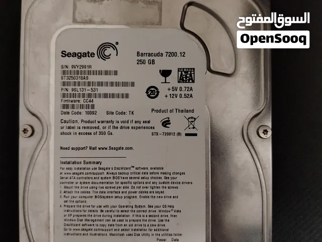 هاردسك HDD مساحه 250G