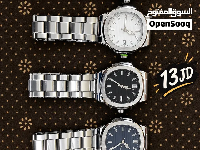 ساعات جديدة عليها كاستك حديد الوحدة 13 دينار