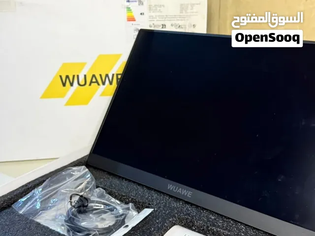 شاشة WUAWE Portable Monitor 16 شاشة محمولة ومرتبة، حجم 16 إنچ، مناسبة للـPC واللابتوب والـPS5 وا