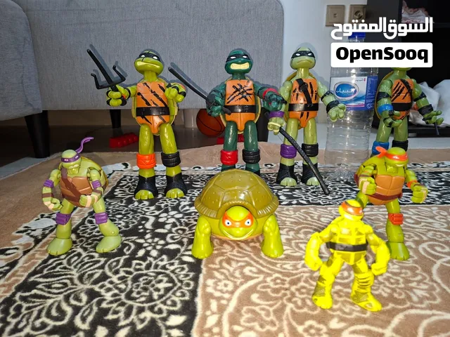 مجموعة أصلية ونادرة: مجسمات سلاحف النينجا العملاقة (26)Complete Original Set: Giant Teenage Mutant
