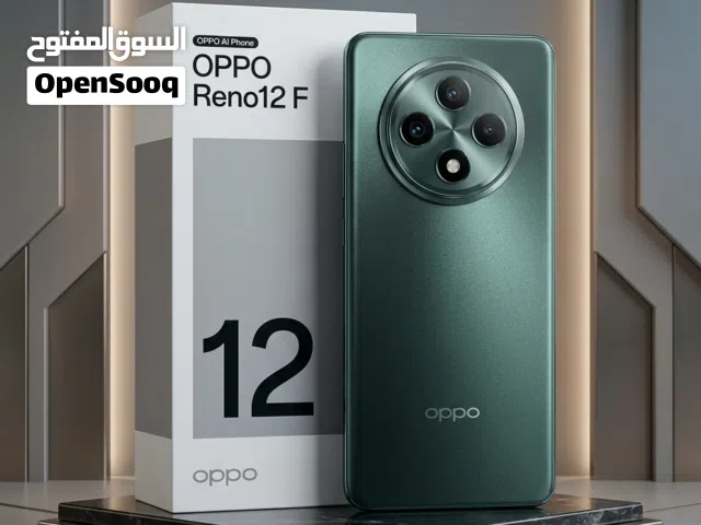 موبايل OPPO Reno12 F مستعمل نظيف جدا. ذاكرة 256GB ورام 8GB. السعر مناسب ومتوفر توصيل.