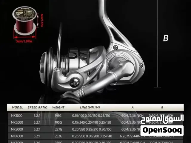 مكينه صيد من شركه Rooblinos مقاس 2000 ولا مره استخدمت