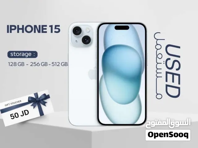 IPHONE 15 ( 128GB ) USED / ايفون 15 ذاكره 128 مستعمل وكاله
