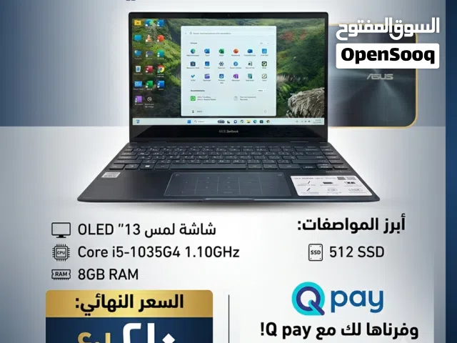 لابتوب ASUS Zenbook مستخدم شبه جديد