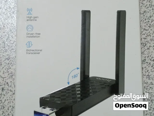 للبيع كارت واي فاي (USB Wi-Fi Adapter) نوع Hoco HI34 أصلية وجديدة بالباكيت مامستعملة.