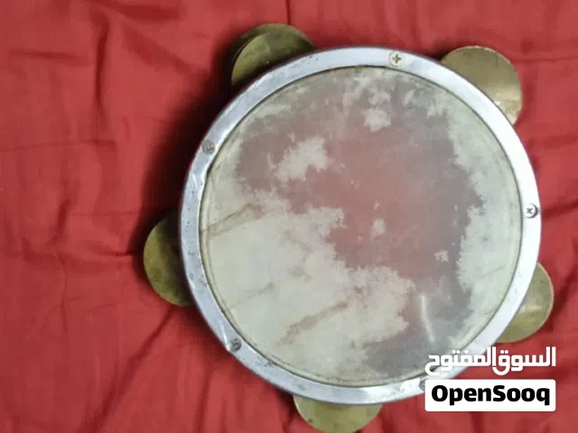 للبيع رق المنيوم وجه جلد ماعز مقاس 22 سم صاجات نحاس بحالة ممتازة جدا للبيع