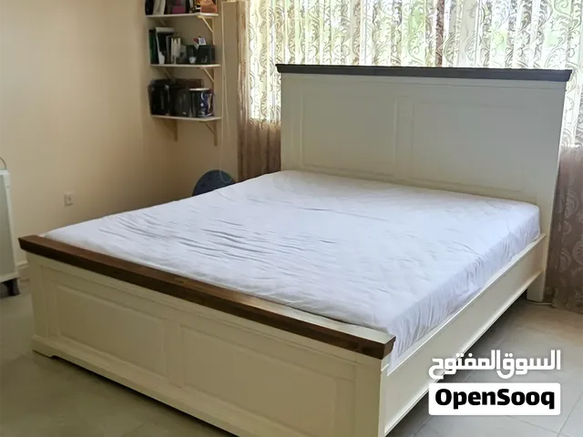 King Size Bed for Sale – With Mattress (Used, Good Condition)