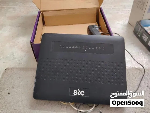 مودم stc أسود (راوتر ألياف بصرية فايبر) نظيف وشغال. ال