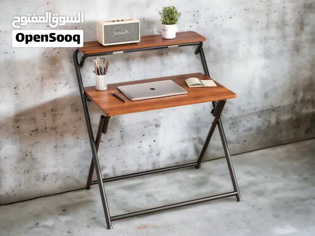 طاولة دراسة أوطاولة كمبيوتر منزلية متعددة الوظائف ثابتة وآمنة طاولة مكتب قابلة للطي .