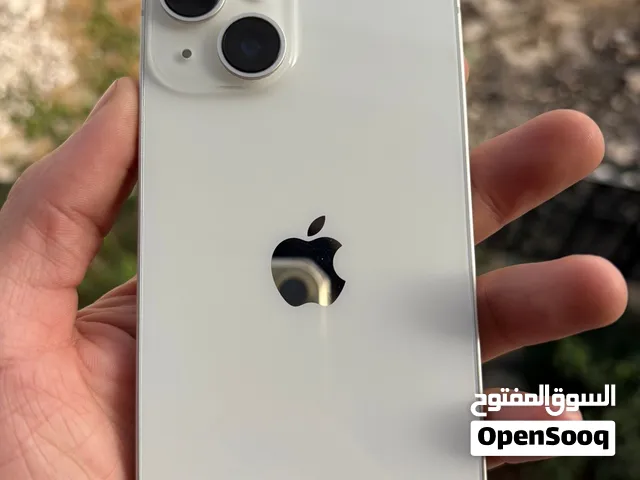 ايفون 14 أبيض مستعمل بحالة الوكاله