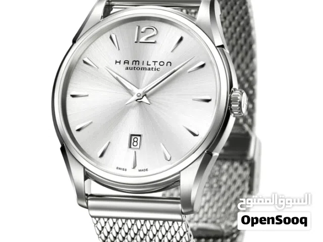 Hamilton Jazzmaster Slim 43mm Automatic Watch Sapphire Crystal Silver Dial