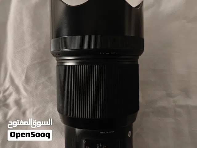 عدسة كانون سيكما ( 85mm - 1.4f ) جدا نظيفة