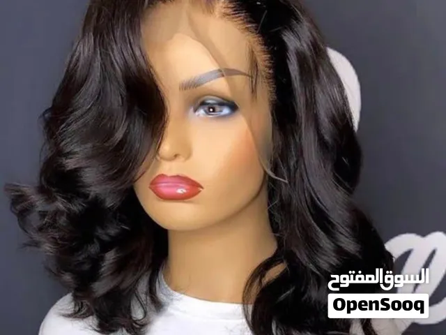 Lace Front Hair Afro Curl Bob Wig Synthetic Human Hair American Women's Fashion Wigs