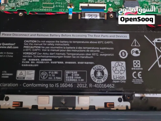 رجع حيوية لابتوبك مع بطارية أصلية 100%!  بطارية لابتوب Dell Chromebook أصلية ومجربة شغالة 100%،