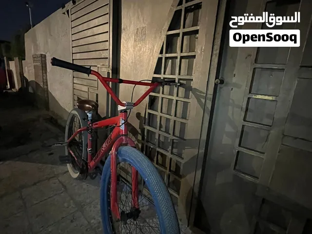 بايسكل BMXرياضي حجم 27.5 لون احمر دم لغزال سعر 150 مكاني حي الجامعة
