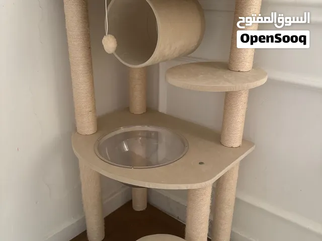 برج قطط كبير ومتعدد المستويات، مناسب للقطط للعب والنوم والخدش