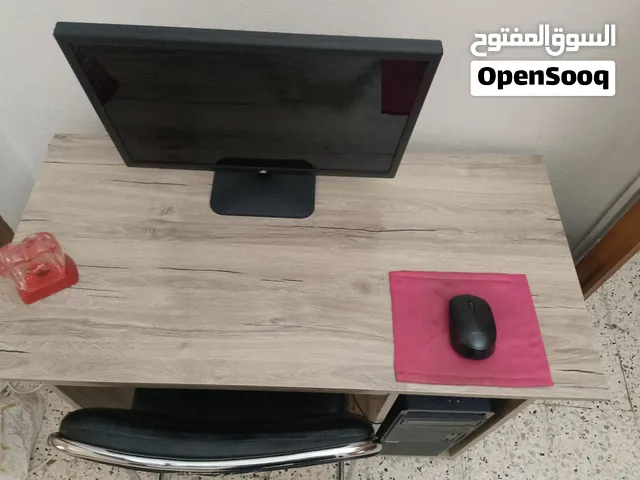 جهاز كمبيوتر تجميعات مشتغل منذ 2024 8 رام  256 ssd intel i3 4160T intel hd graphipes 4400 شاشة 1400×
