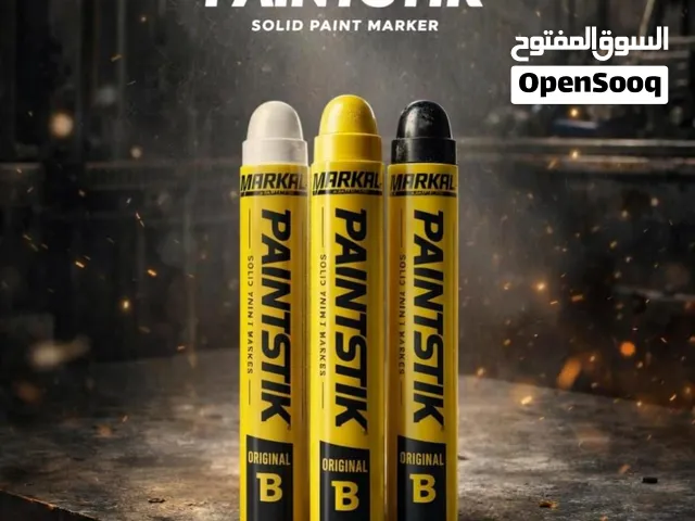 MARKAL PAINT STICK :YELLOW, BLACK, WHITE