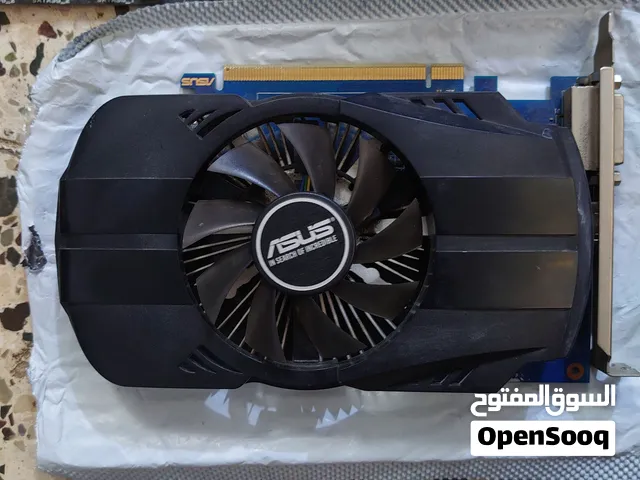 كرت شاشه نوعASUS 2GB بورسبلاين 500واط مذر بوردASUS A و رام 8GB DDR3