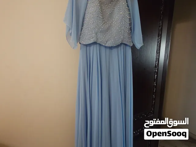 Elegant Light Blue Evening Gown / Maxi Dress – Size M (Excellent Condition)